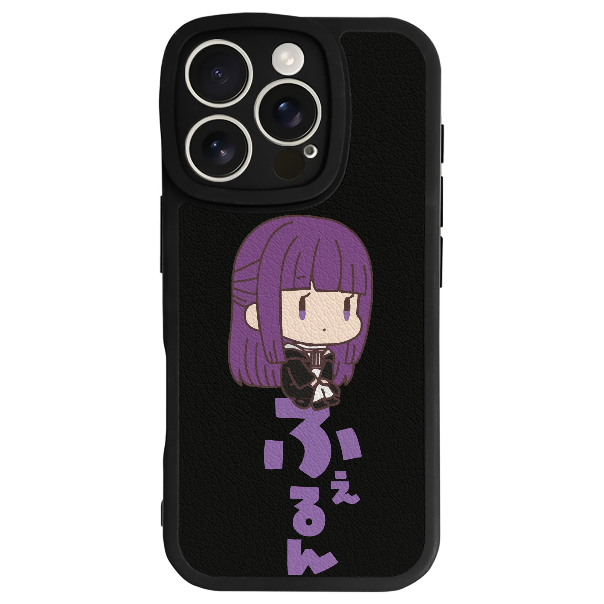 （画像用） 葬送のフリーレン Frieren 【iPhone 16シリーズ対応】シリコンスマホケース（レザー調） 材質：シリコン